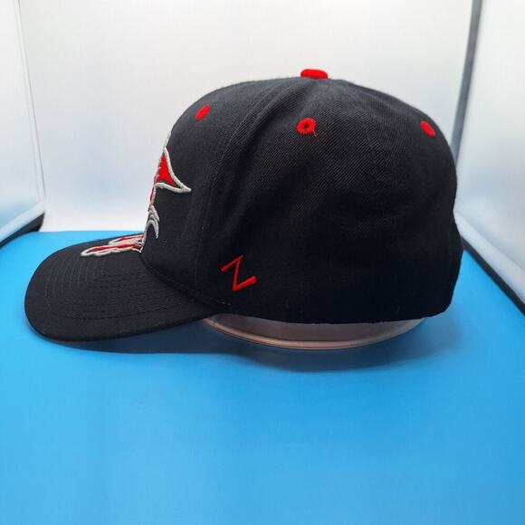 Texas Tech Red Raiders Going Yard Snapback Hat Cap Black Big Logo Zephyr - Picture 2 of 7